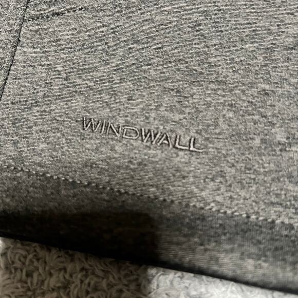 The North Face Windwall Vest Mens Large Softshell Full Zip Gray Jacket - Picture 4 of 10